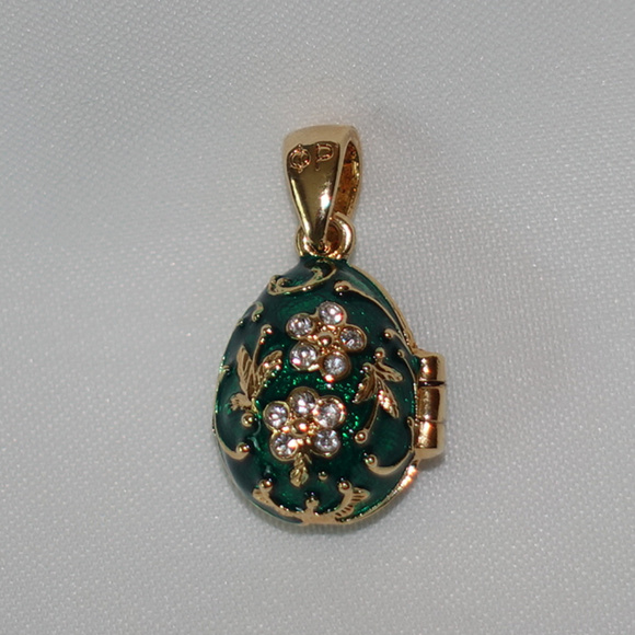 Russian Faberge Style Egg Locket/Pendant - Picture 3 of 8